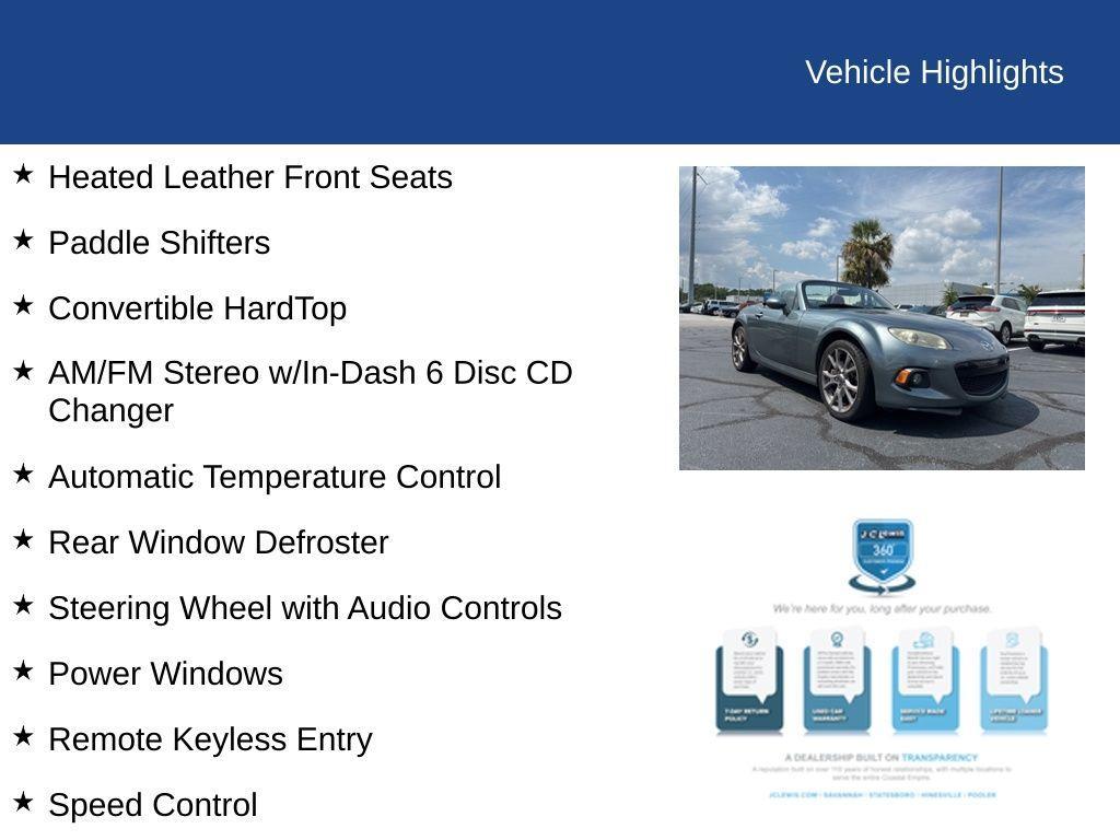 used 2013 Mazda MX-5 Miata car, priced at $13,900