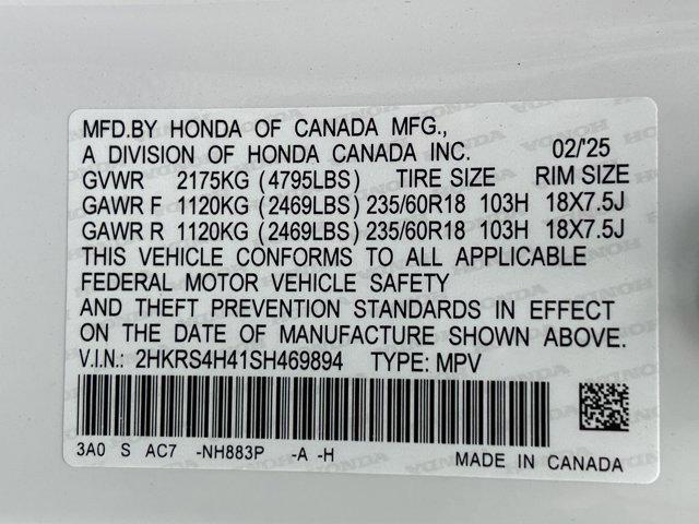 new 2025 Honda CR-V car, priced at $34,408