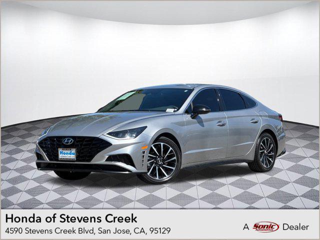 used 2020 Hyundai Sonata car, priced at $15,396