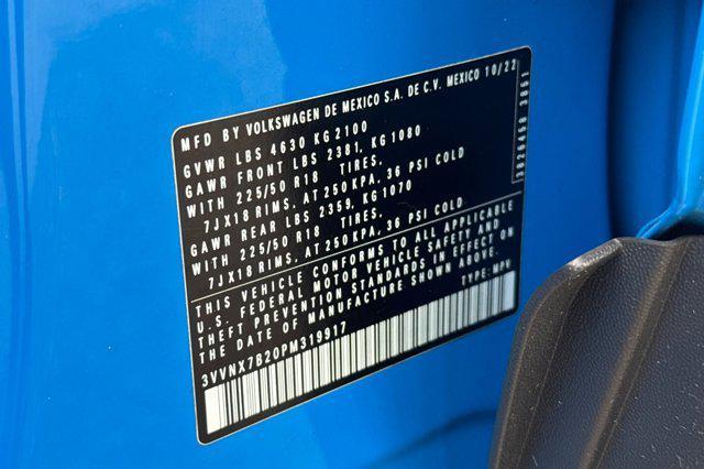 used 2023 Volkswagen Taos car, priced at $18,896