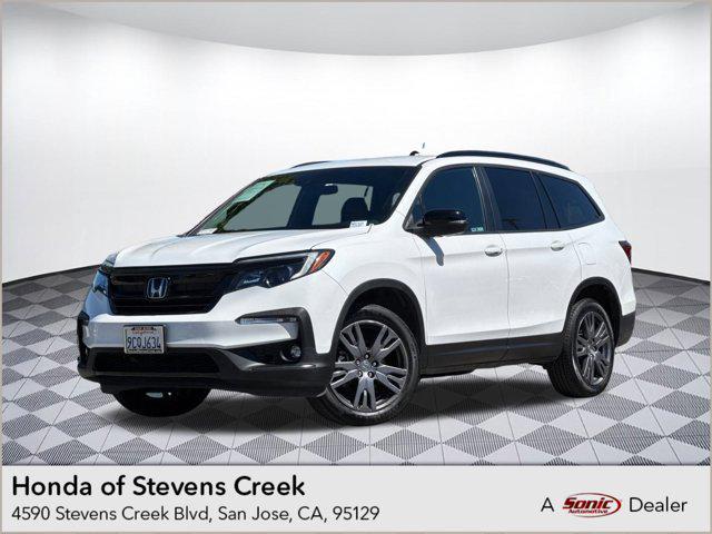 used 2022 Honda Pilot car, priced at $27,588