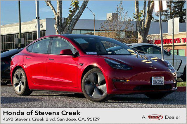 used 2023 Tesla Model 3 car, priced at $26,999