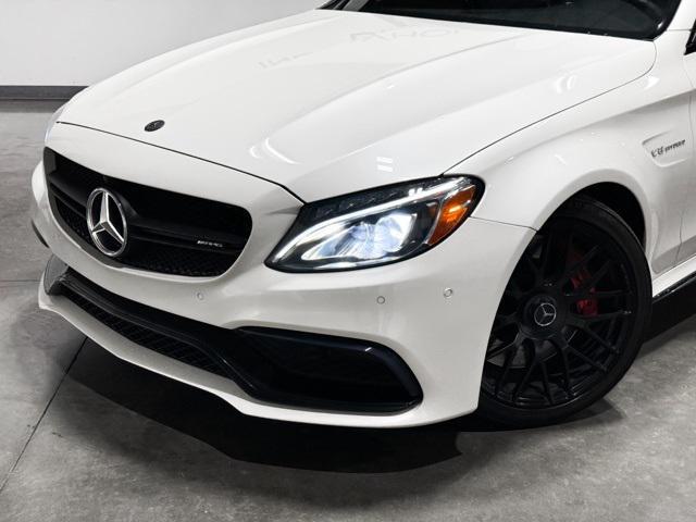 used 2017 Mercedes-Benz AMG C 63 car, priced at $39,995