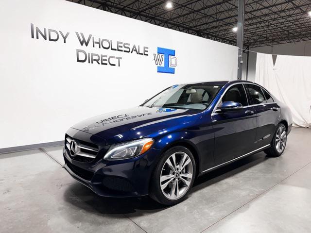 used 2018 Mercedes-Benz C-Class car, priced at $17,900