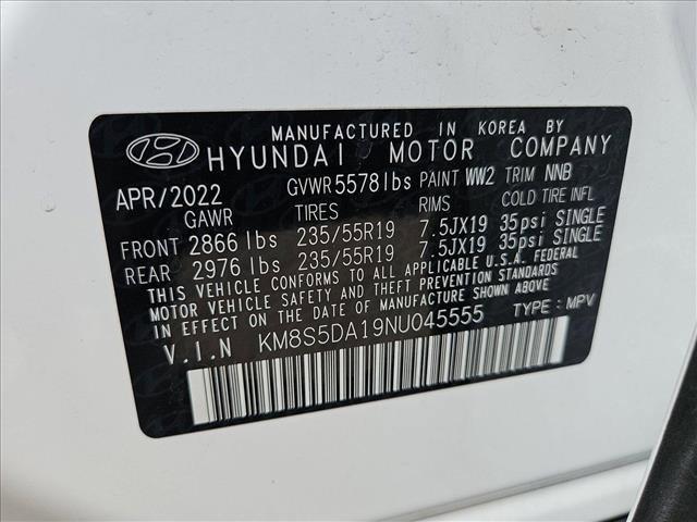 used 2022 Hyundai Santa Fe car, priced at $29,498