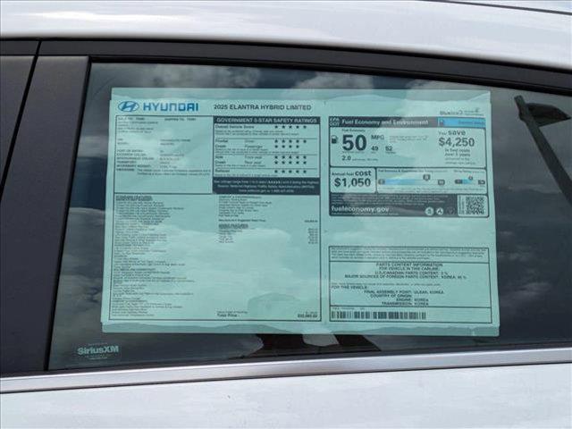 new 2025 Hyundai ELANTRA HEV car, priced at $30,777