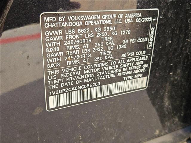 used 2022 Volkswagen Atlas car, priced at $22,998