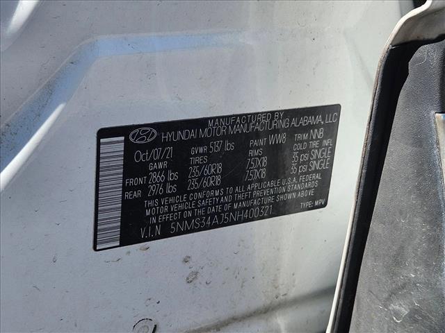 used 2022 Hyundai Santa Fe car, priced at $14,470