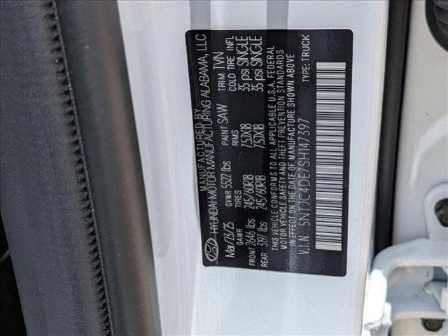 new 2025 Hyundai SANTA CRUZ car, priced at $35,455