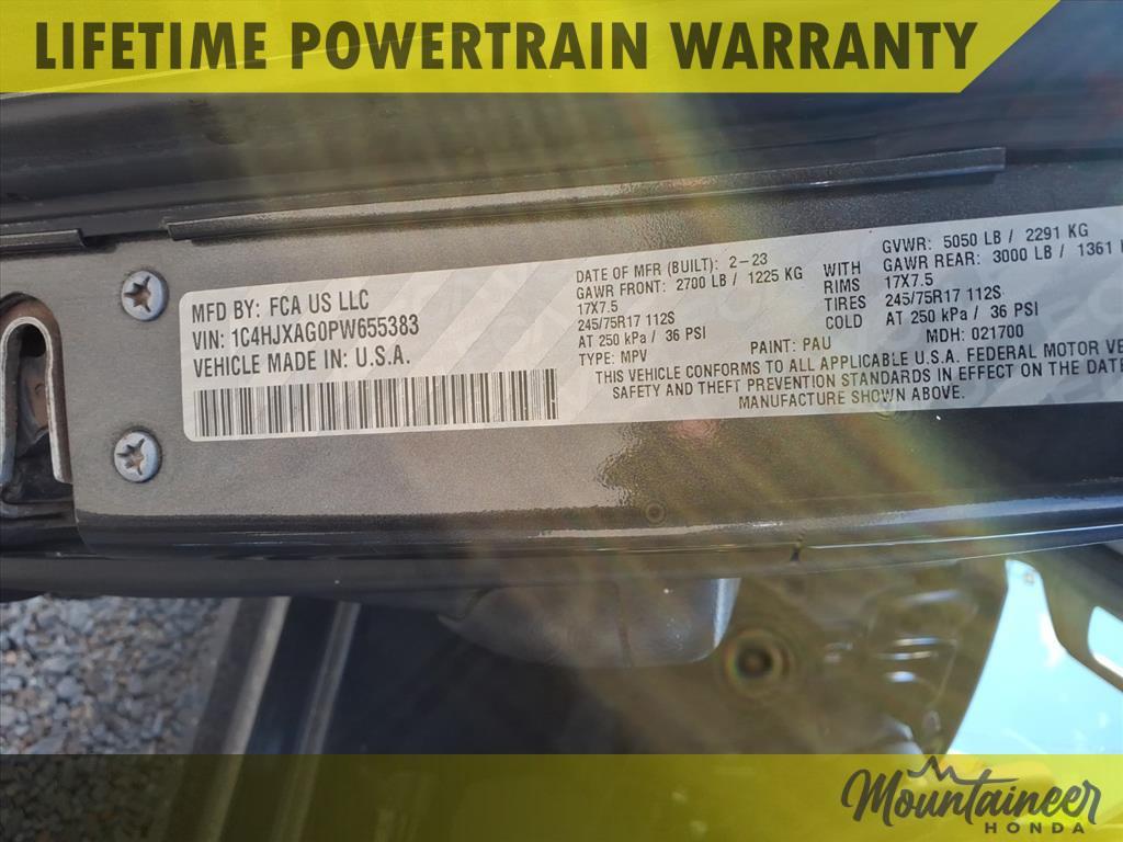 used 2023 Jeep Wrangler car, priced at $23,900