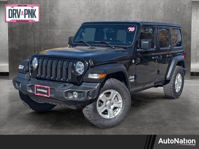 used 2018 Jeep Wrangler Unlimited car, priced at $23,299