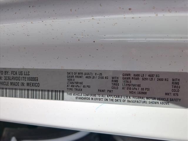 new 2026 Ram ProMaster 2500 car, priced at $55,789