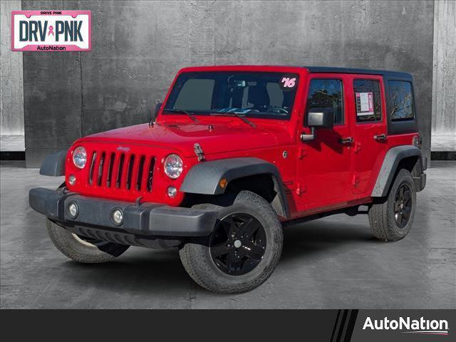 used 2016 Jeep Wrangler Unlimited car, priced at $20,499