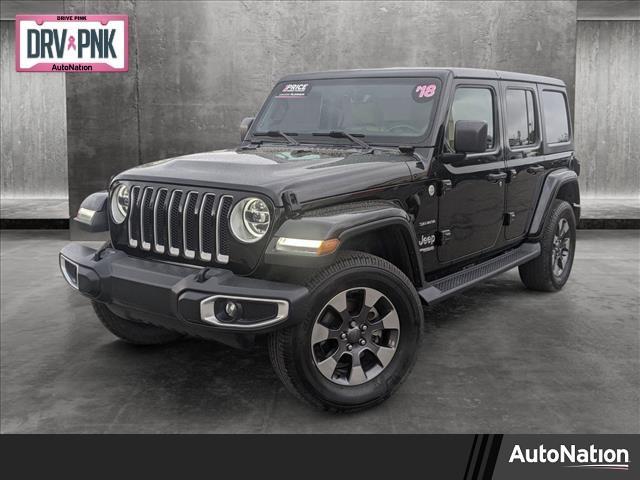 used 2018 Jeep Wrangler Unlimited car, priced at $32,599