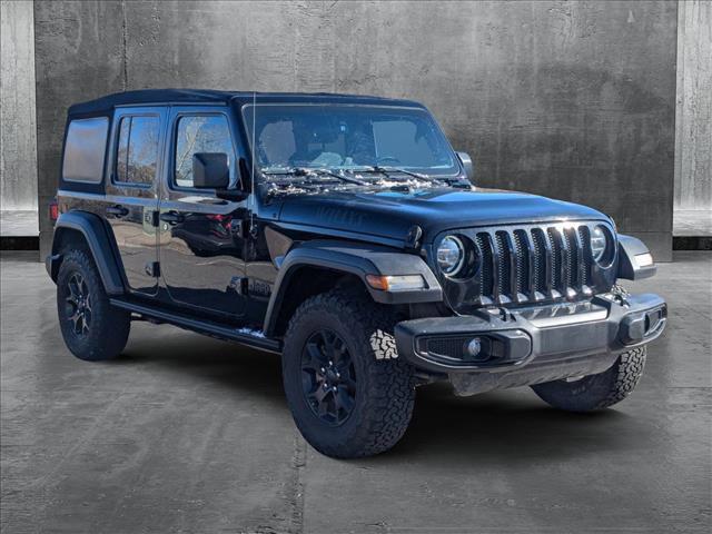 used 2021 Jeep Wrangler car, priced at $20,999