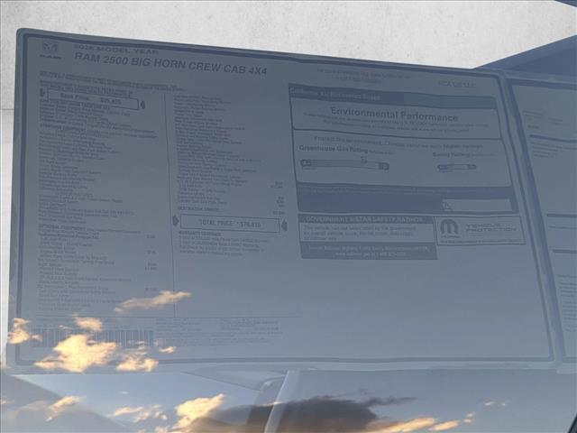 new 2026 Ram 2500 car, priced at $70,579