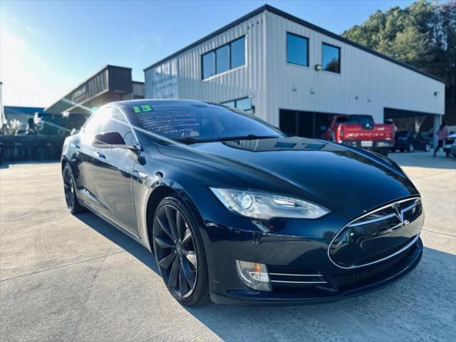used 2013 Tesla Model S car, priced at $17,950