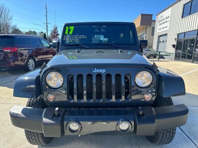 used 2017 Jeep Wrangler Unlimited car, priced at $16,950