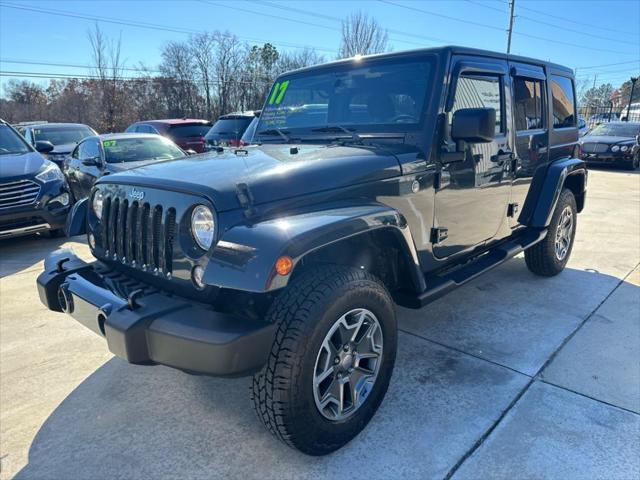 used 2017 Jeep Wrangler Unlimited car, priced at $16,950