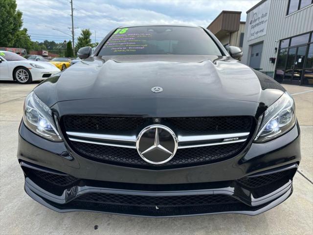 used 2018 Mercedes-Benz AMG C 63 car, priced at $43,950