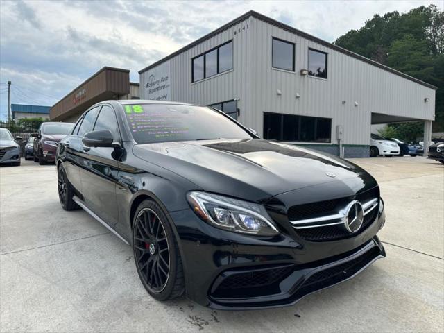 used 2018 Mercedes-Benz AMG C 63 car, priced at $43,950