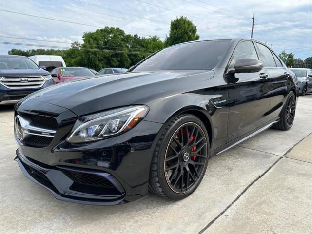 used 2018 Mercedes-Benz AMG C 63 car, priced at $43,950