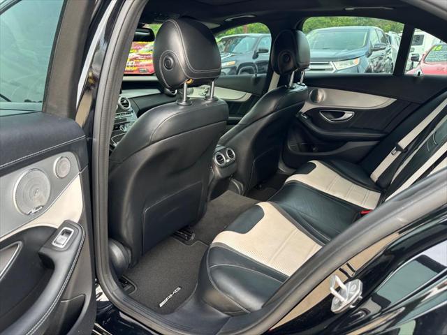used 2018 Mercedes-Benz AMG C 63 car, priced at $43,950