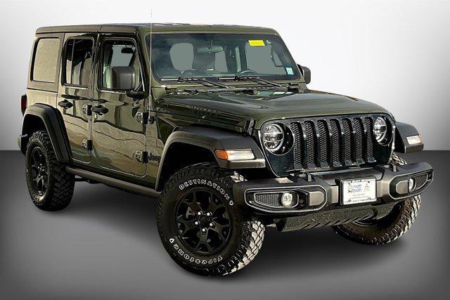 used 2021 Jeep Wrangler car, priced at $31,540