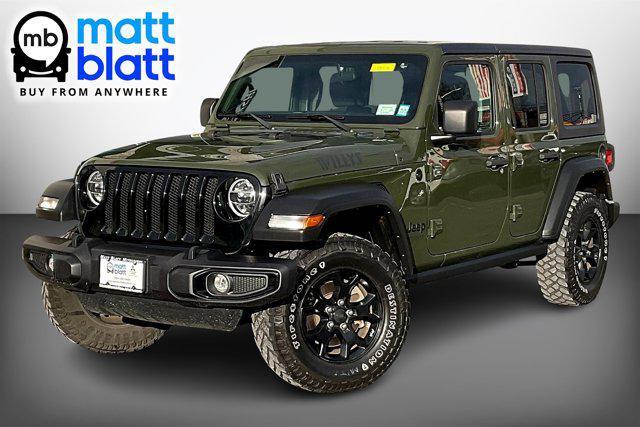 used 2021 Jeep Wrangler car, priced at $31,540