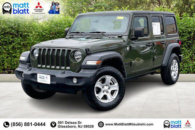 used 2021 Jeep Wrangler Unlimited car, priced at $30,599