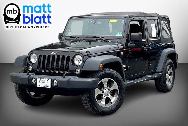 used 2018 Jeep Wrangler JK Unlimited car, priced at $23,995