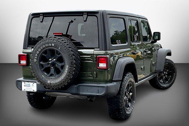 used 2021 Jeep Wrangler car, priced at $32,995