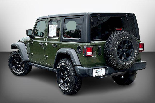 used 2021 Jeep Wrangler car, priced at $32,995