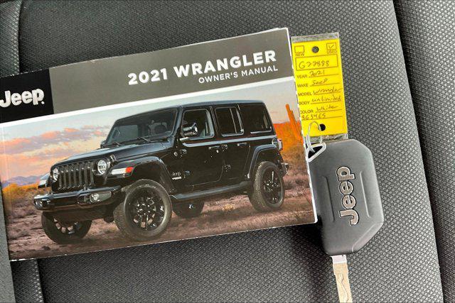 used 2021 Jeep Wrangler Unlimited car, priced at $34,899