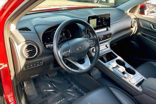 used 2021 Hyundai Kona EV car, priced at $24,310