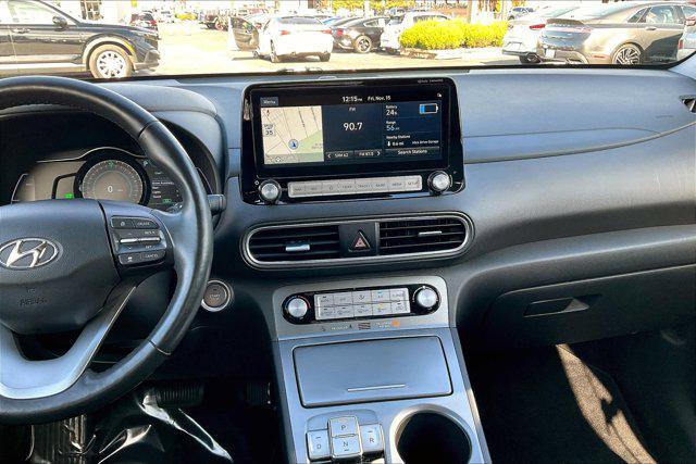 used 2021 Hyundai Kona EV car, priced at $24,310