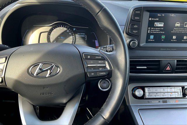 used 2021 Hyundai Kona EV car, priced at $24,310