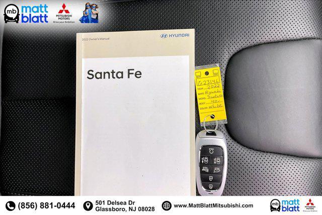 used 2022 Hyundai Santa Fe car, priced at $31,199