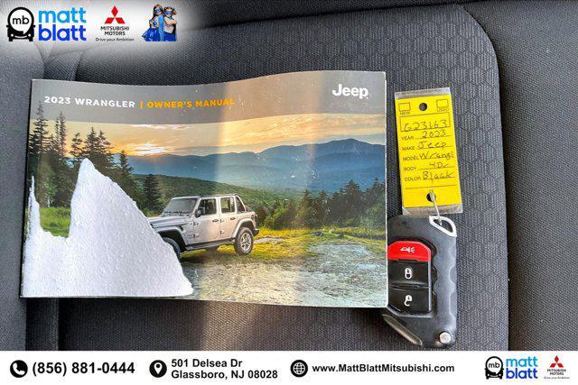 used 2023 Jeep Wrangler car, priced at $38,999