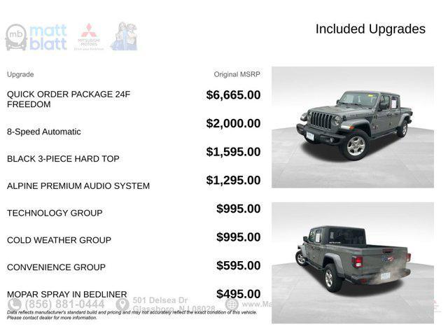 used 2021 Jeep Gladiator car, priced at $27,999