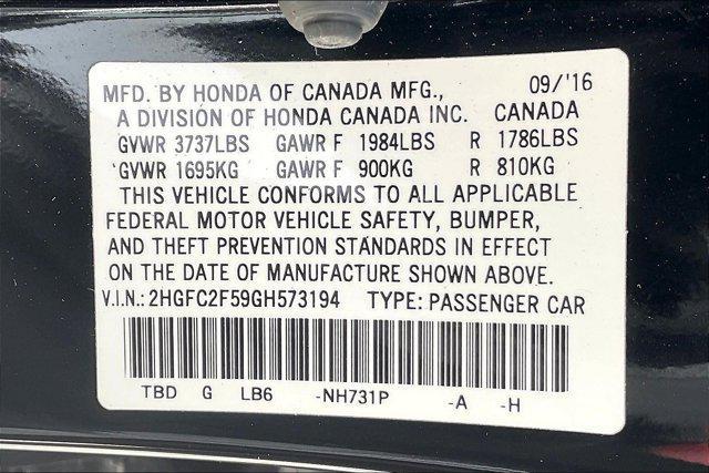 used 2016 Honda Civic car