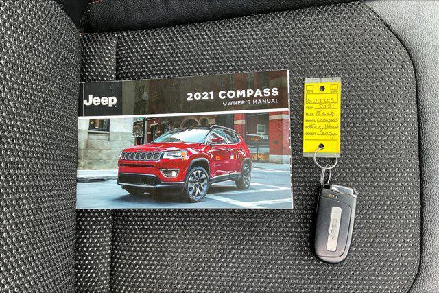 used 2021 Jeep Compass car, priced at $21,990