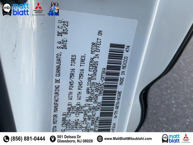 used 2023 Toyota Tacoma car, priced at $26,499