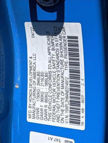 used 2022 Honda Civic car, priced at $25,422