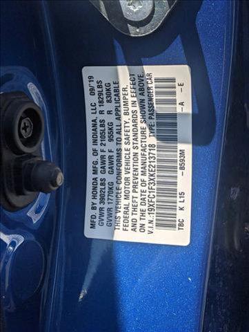 used 2019 Honda Civic car, priced at $18,977