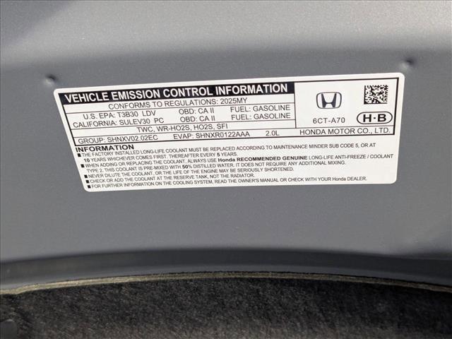 new 2025 Honda HR-V car, priced at $29,742