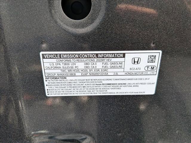 used 2022 Honda Accord Hybrid car, priced at $27,377