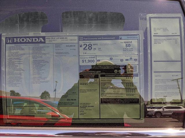 new 2025 Honda CR-V car, priced at $34,408
