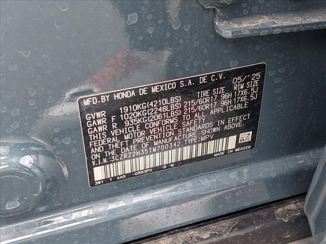 new 2026 Honda HR-V car, priced at $28,631