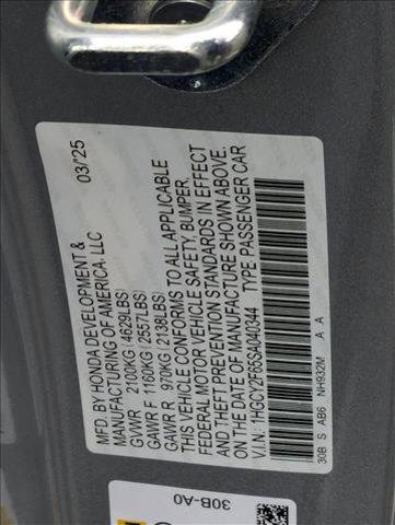 new 2025 Honda Accord Hybrid car, priced at $34,604